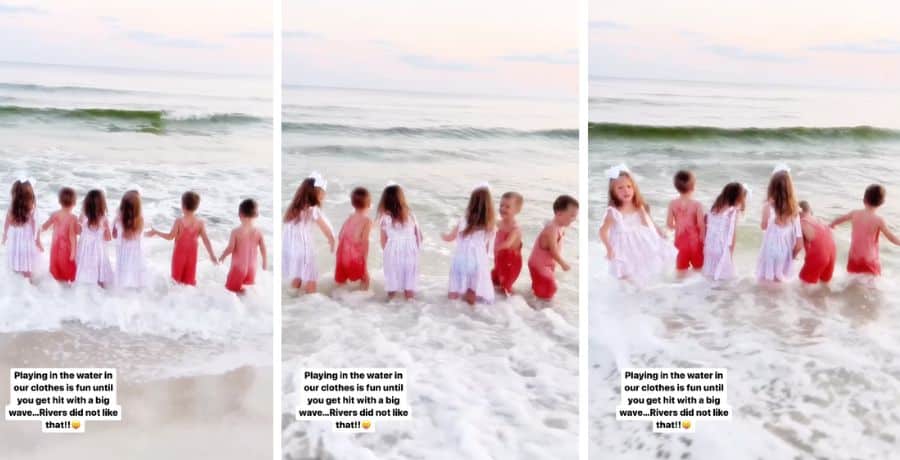 Courtney Waldrop Shows Off Sextuplets In Vacation Mode