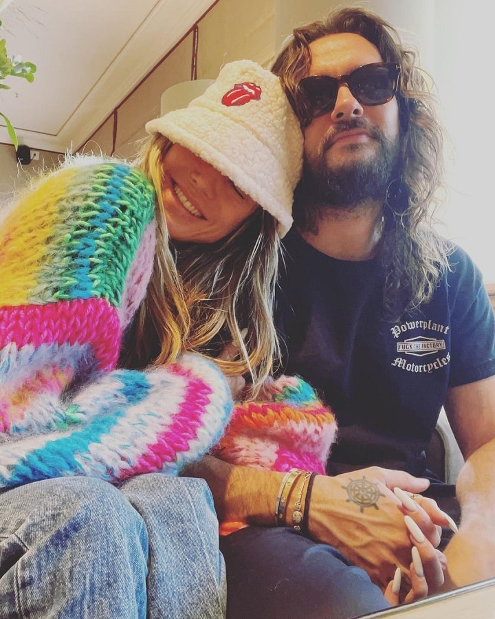 Heidi Klum Snuggles Tom Kaulitz [Heidi Klum | Instagram]