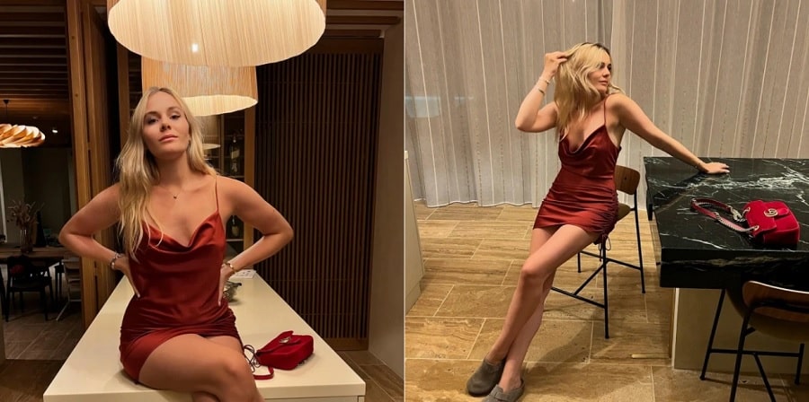 Holly Crosses Legs In Little Dress [Holly Ramsay | Instagram]