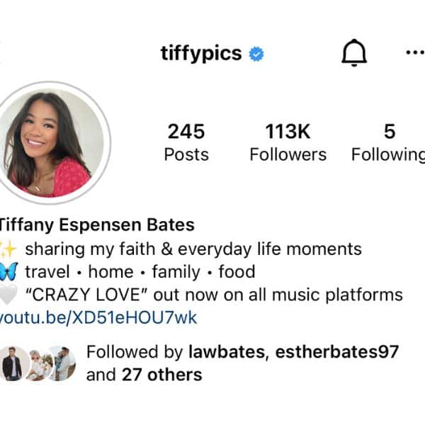 Tiffany Bates Instagram,