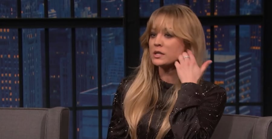 Kaley Cuoco Late Night Interview