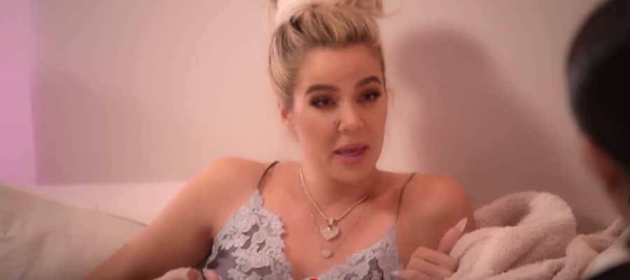 Khloe Kardashian Crying Over Tristan [Hulu]