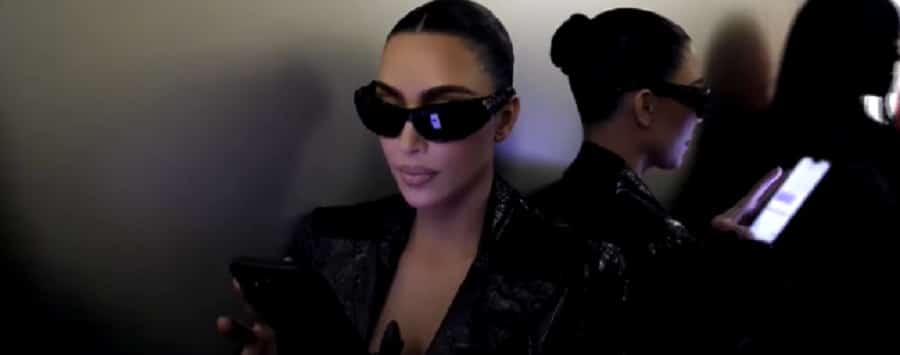 Kim Kardashian Stares At Phone [Hulu | YouTube]