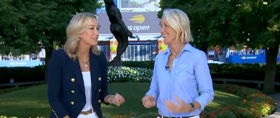 Lara Spencer Reports US Open [GMA | YouTube]