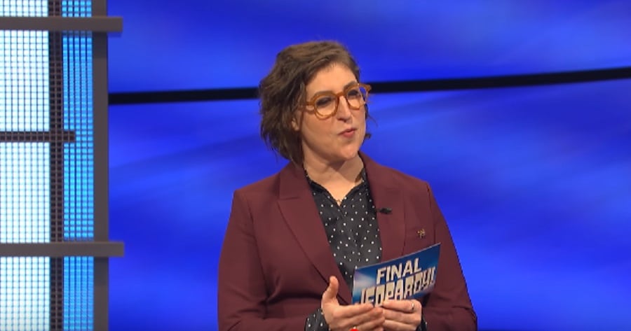 Mayim Bialik Hosts Jeopardy [Jeopardy | YouTube]