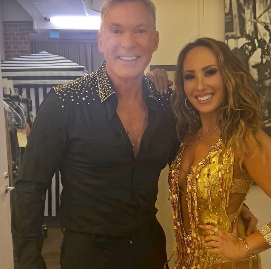 Sam Champion And Cheryl Burken [DWTS | Twitter]