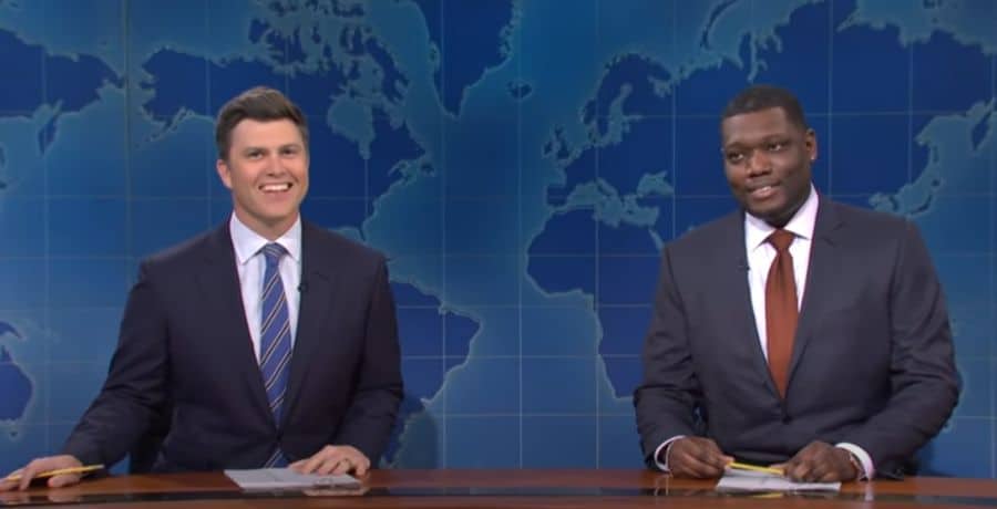 Colin Jost and Michael Che on Weekend Update 'SNL' - YouTube/Saturday Night Live