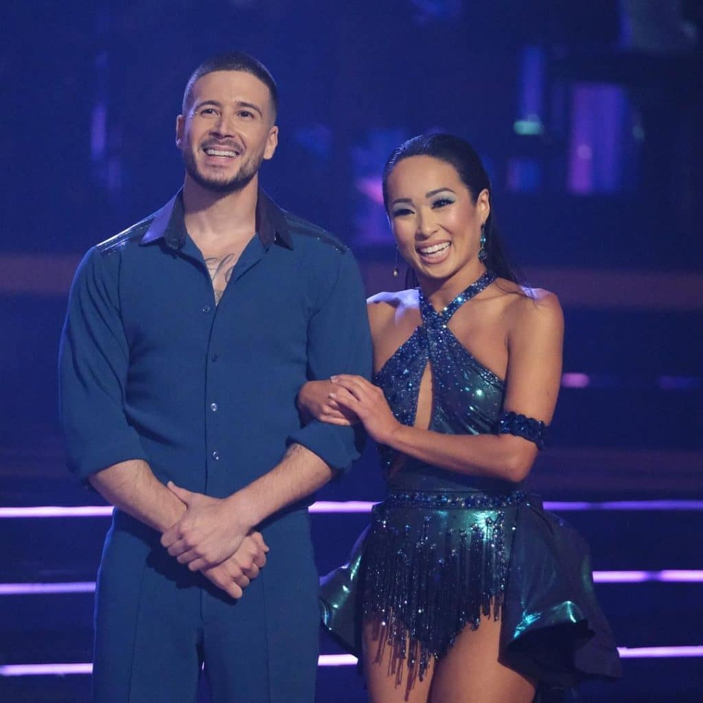 Koko Iwasaki and Vinny Guadagnino from Instagram, Dancing With The Stars