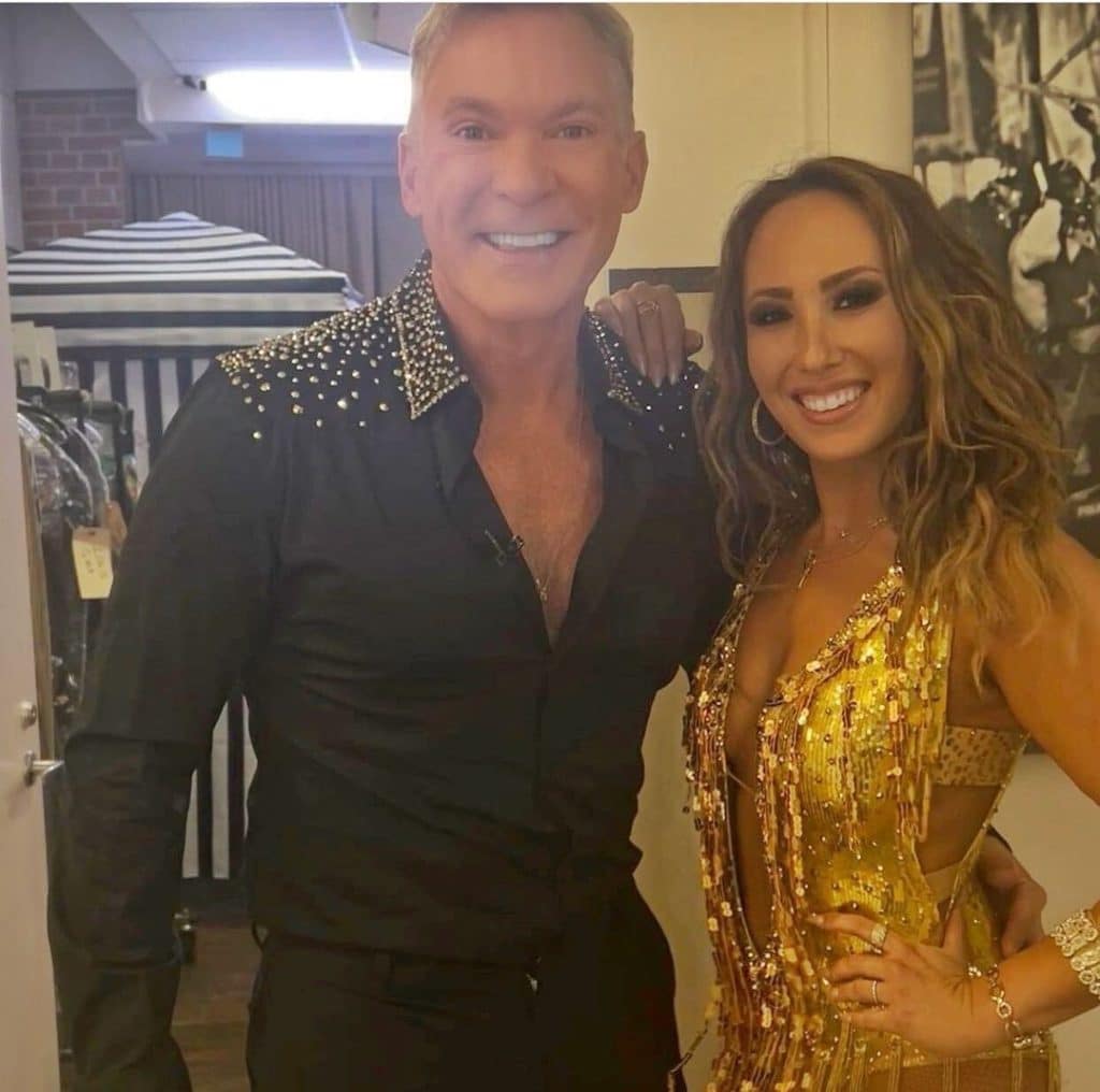 Sam Champion and Cheryl Burke from Dancing With The Stars, Instagram