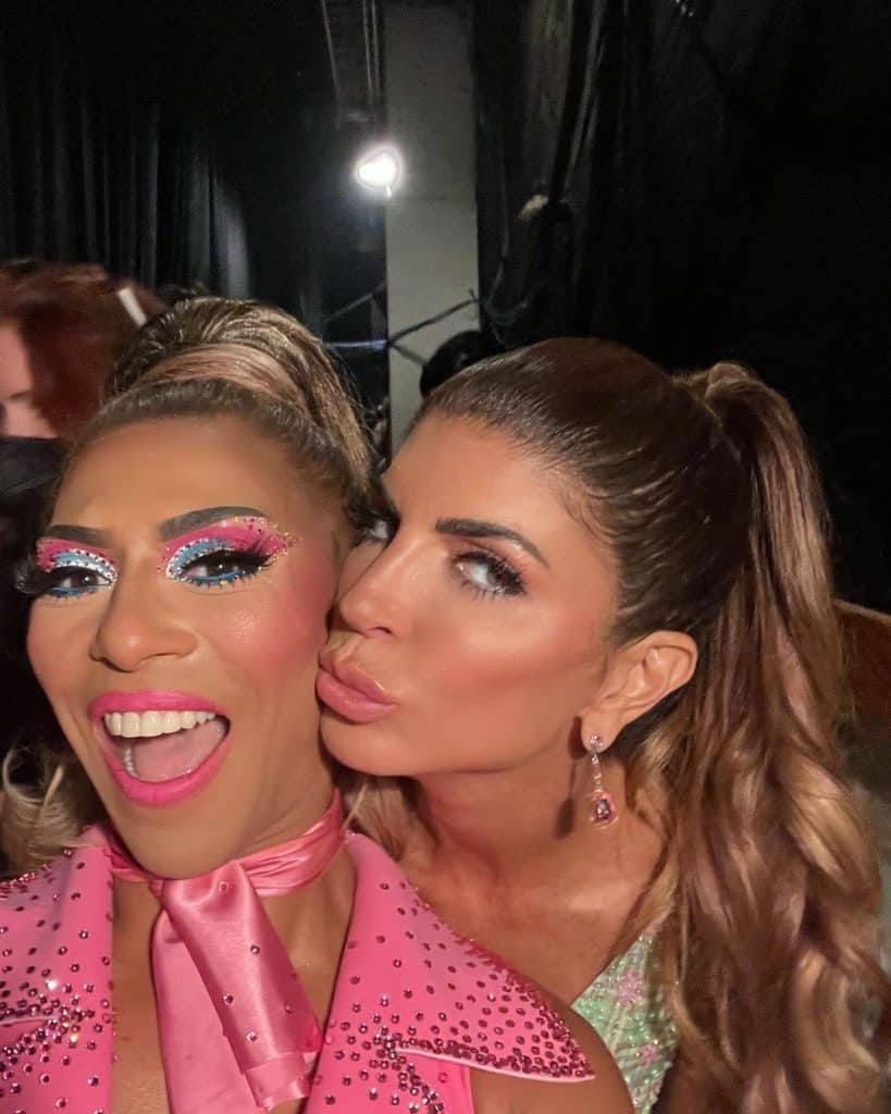 Shangela and Teresa Giudice from Instagram