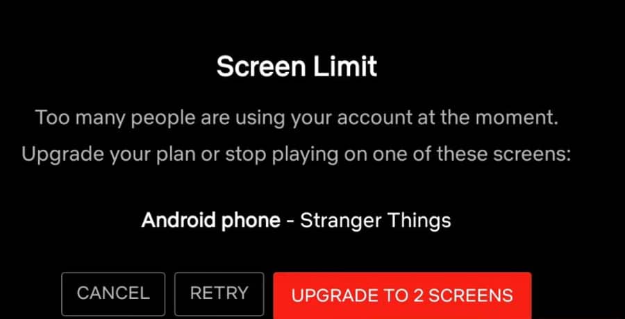 Netflix Screen Limit YouTube