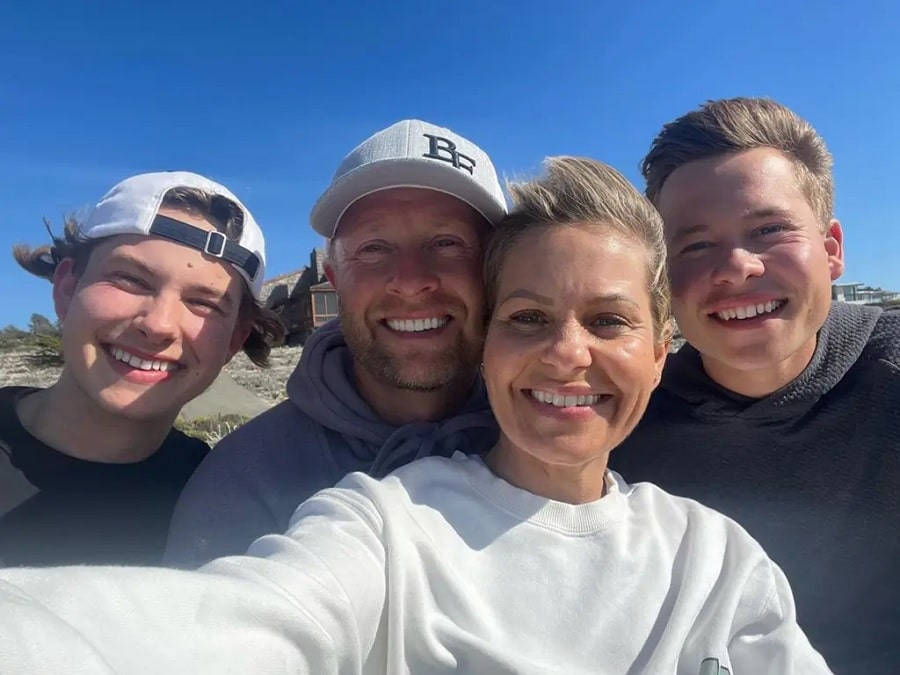 Candace Cameron Bure & Val Bure With Their Sons