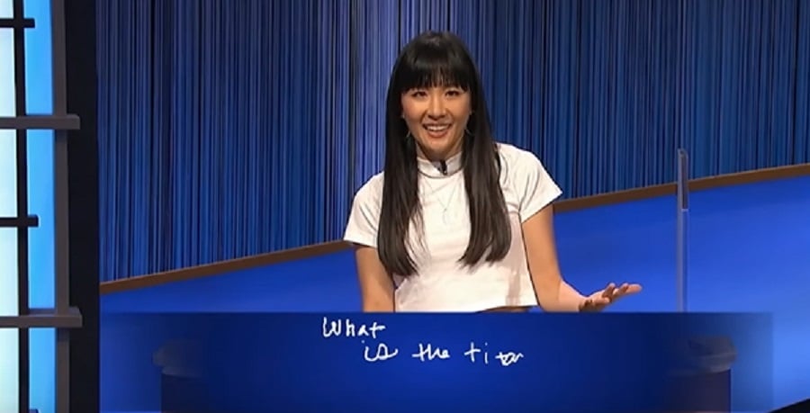 Constance Wu Final Jeopardy Response [YouTube]