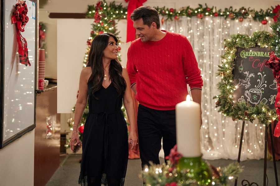 Photo: Marisol Nichols, Kristoffer Polaha Credit: ©2022 Hallmark Media/Photographer: Eric Zachanowich