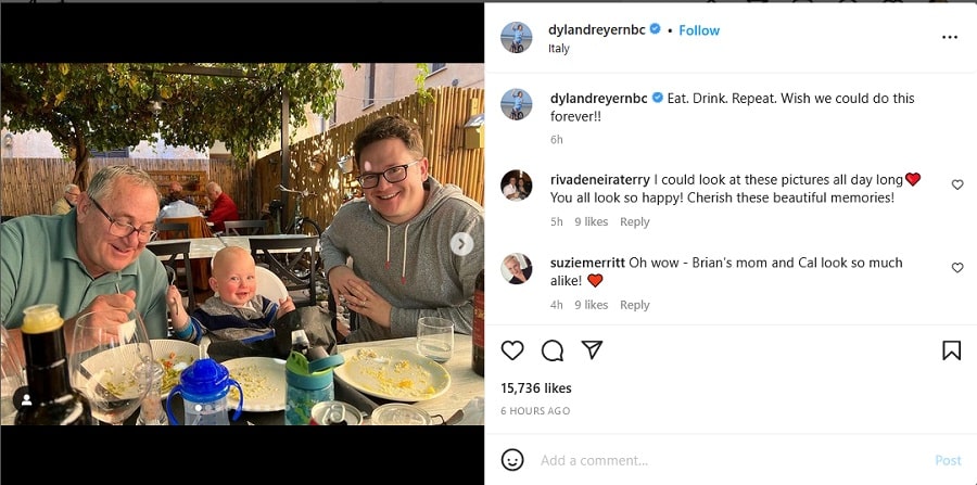 Dylan Dreyer's Italian Vacation [Dylan Dreyer | Instagram]