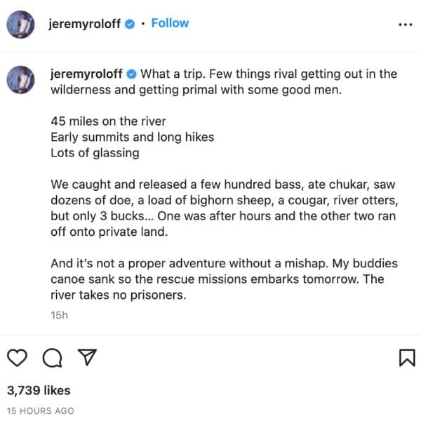 Jeremy Roloff Instagram