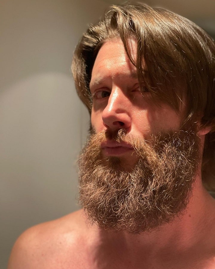 Jensen Ackles With Bushy Beard [Jensen Ackles | Instagram]