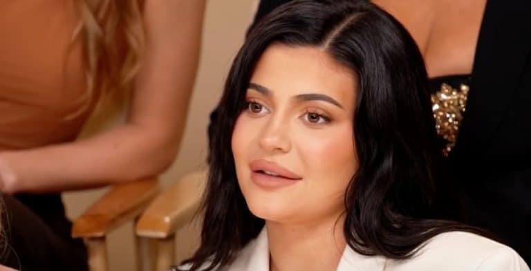 Kylie Jenner Spills Out Of Unclasped Black Corset