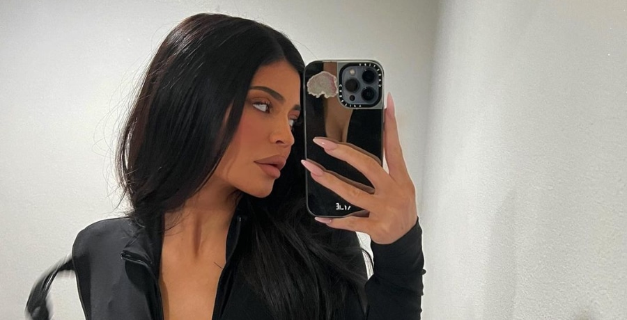 Kylie Jenner Wears Black Catsuit [Kylie Jenner | Instagram]