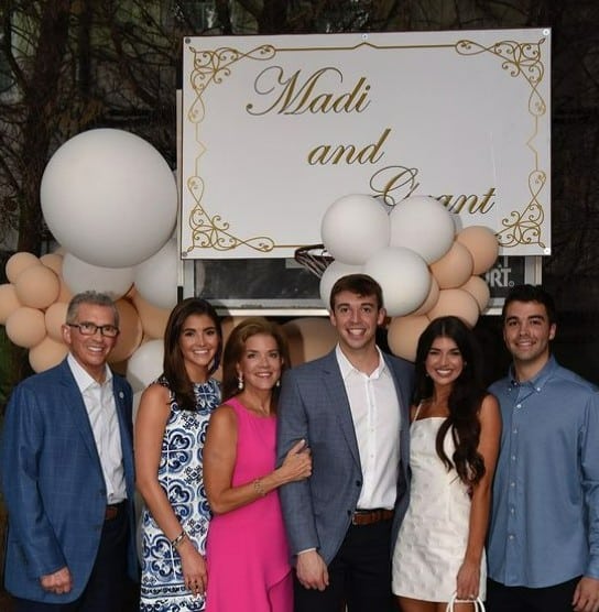 Madi and Grant engagement party via Instagram