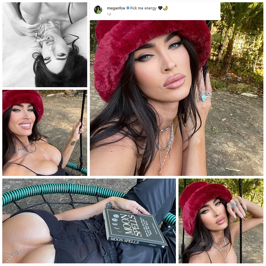 Megan Fox Cleavage-Filled Selfies [Megan Fox | Instagram]