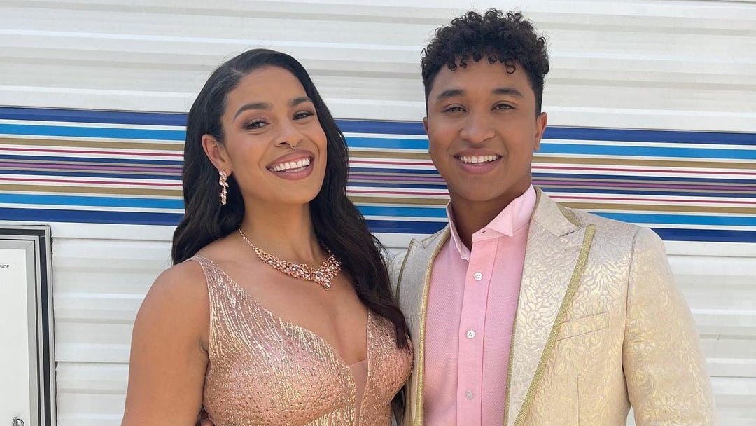 Brandon Armstrong and Jordin Sparks from Instagram