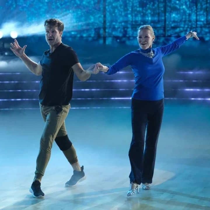 Cheryl Ladd and Louis Van Amstel from Dancing With The Stars, Instagram