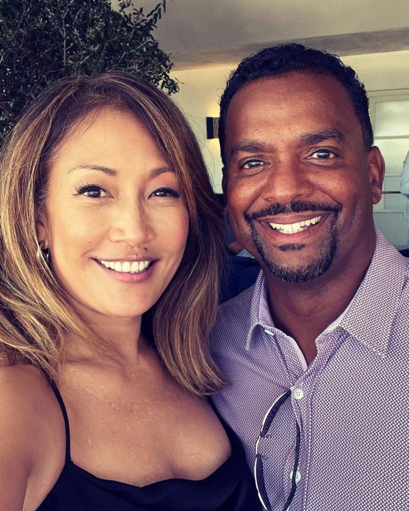 Carrie Ann Inaba and Alfonso Ribeiro from Instagram