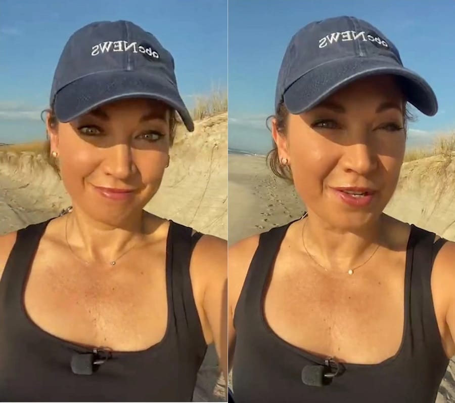 Ginger Zee Talks Beach Erosion [Ginger Zee | Instagram]
