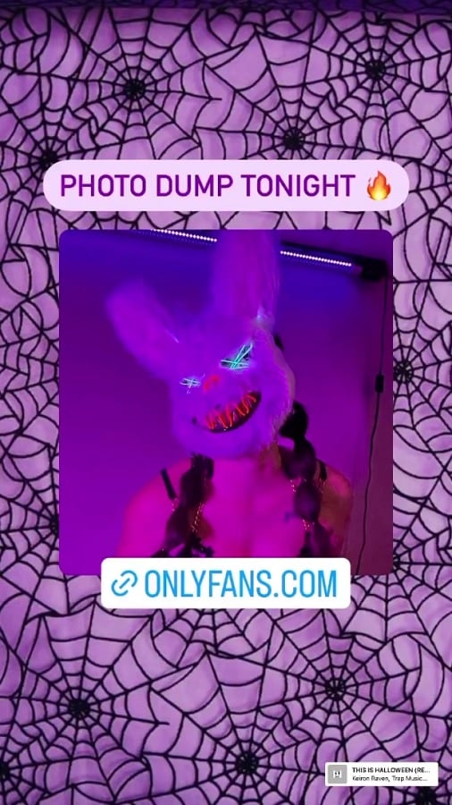 Jenelle Evans Wears Bunny Mask [Jenelle Evans | Instagram Stories]