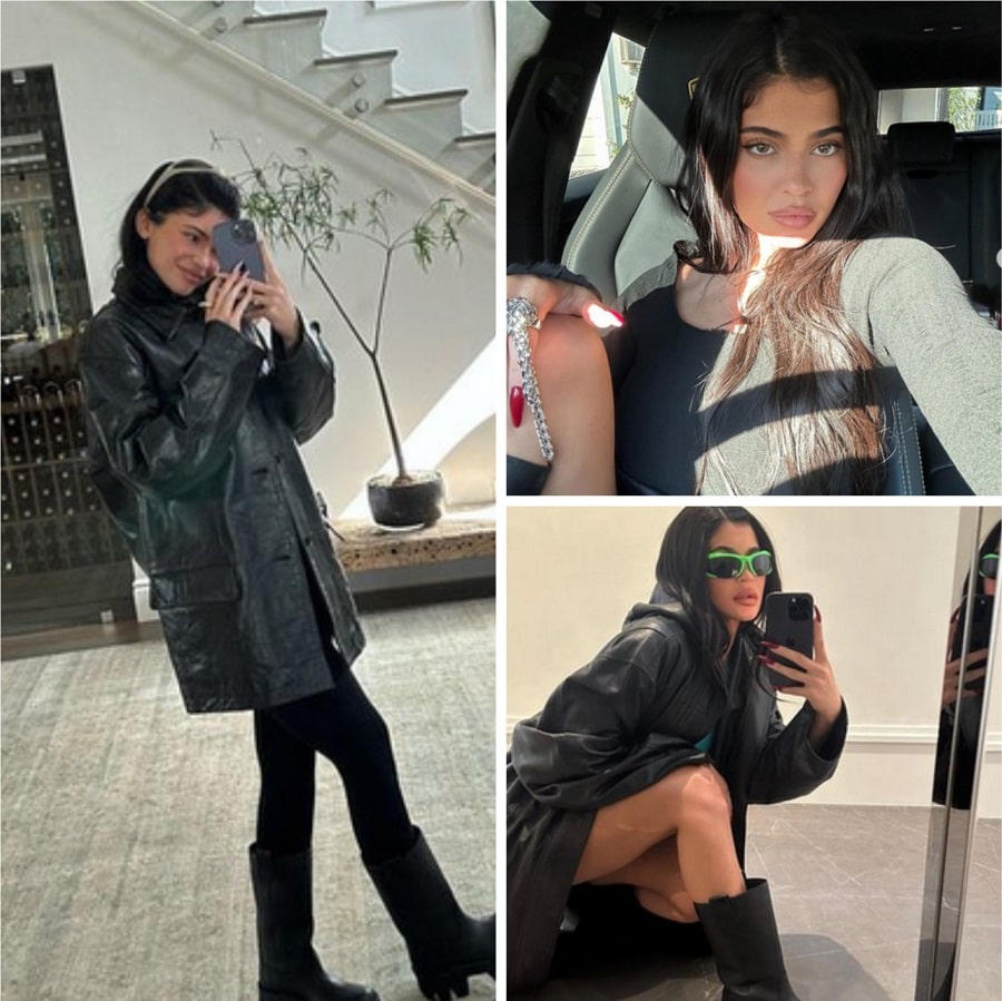 Kylie Jenner Takes Photos Of Herself In All Black [Kylie Jenner | Instagram]