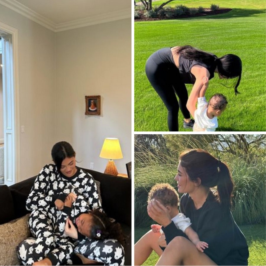 Kylie Jenner With Her Daughter & Son [Kylie Jenner | Instagram]