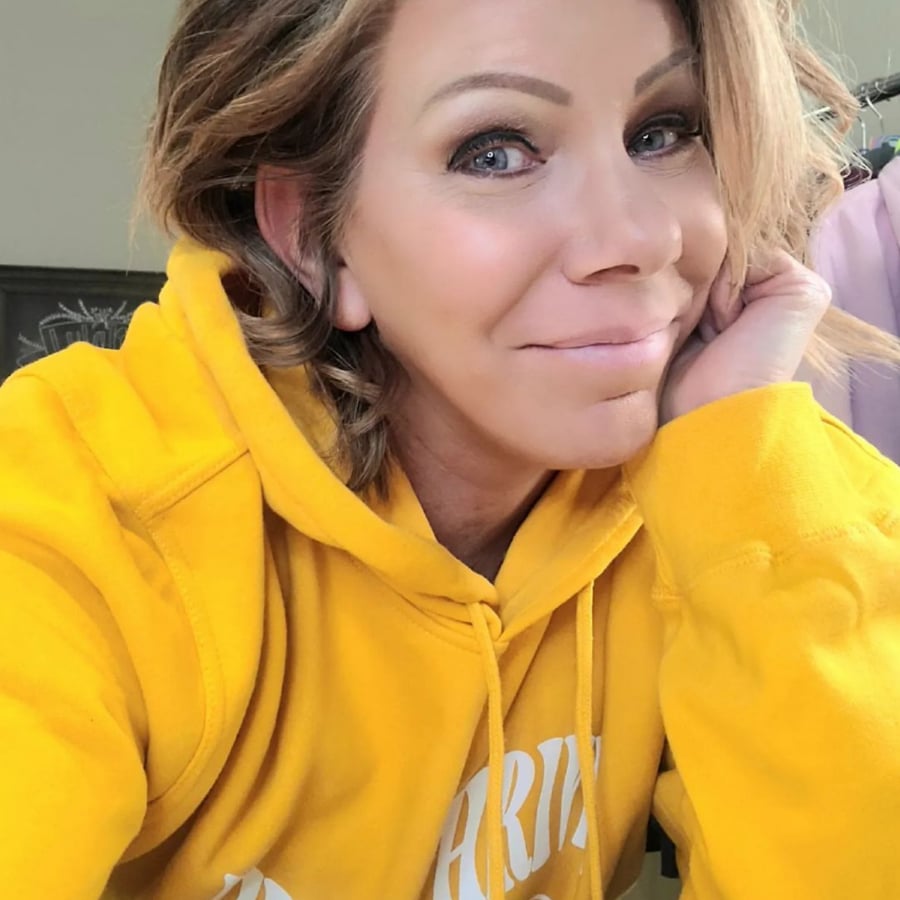 Meri Brown Wears Bright Yellow Hoodie [Meri Brown | Instagram]