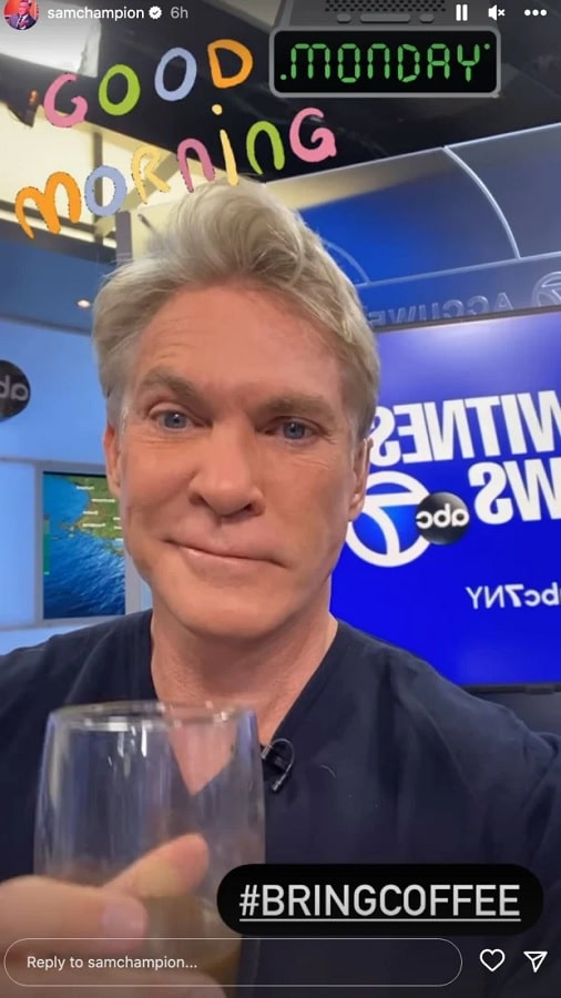 Sam Champion Shares Daily Clip [Sam Champion | Twitter]