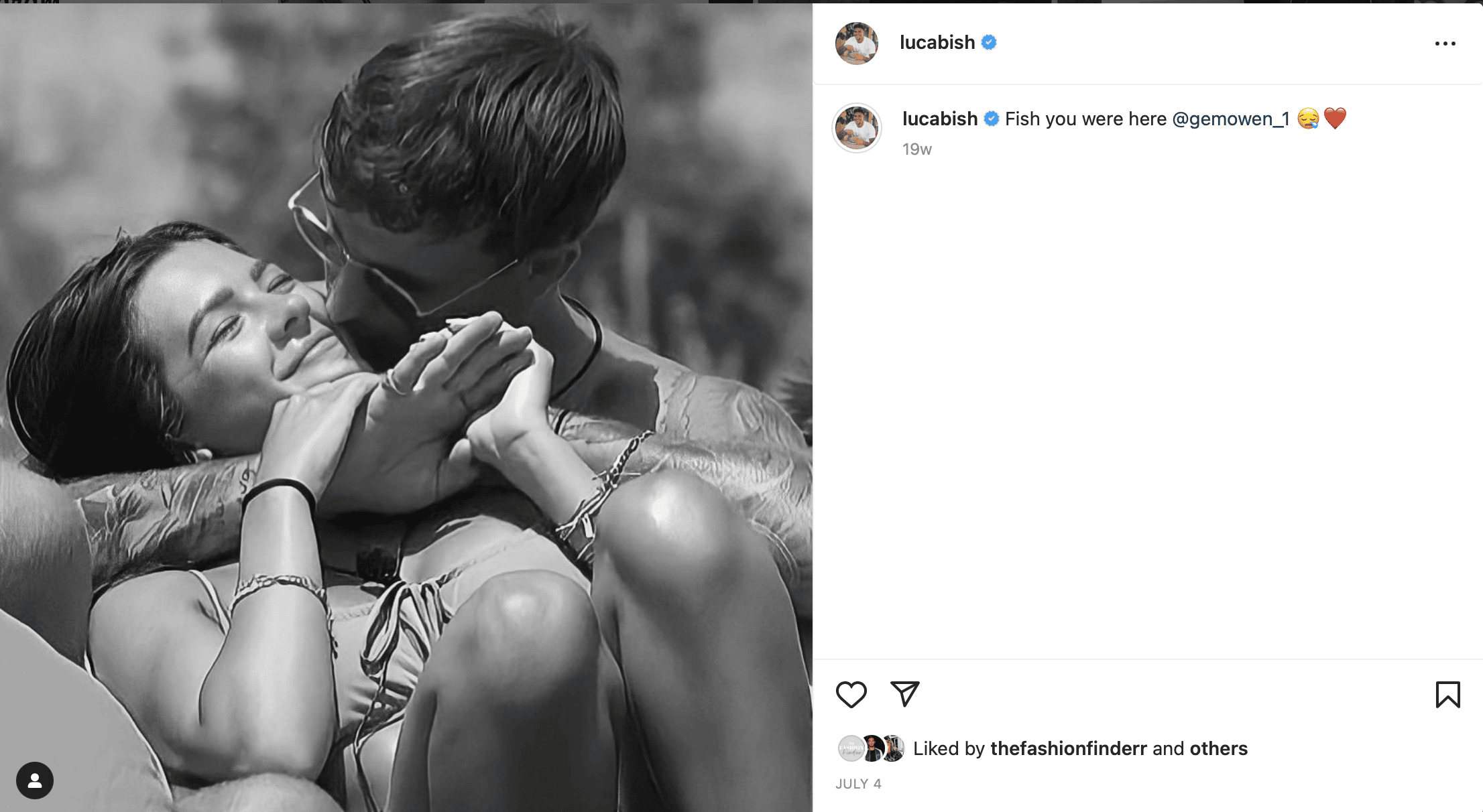 Love Island, Luca | Instagram