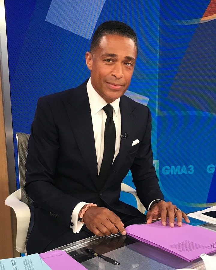 TJ Holmes At Big Desk [Good Morning America | Instagram]