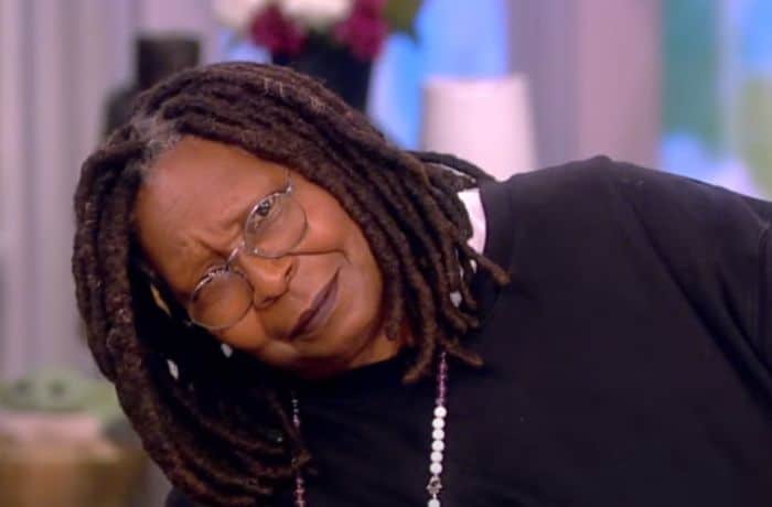 Whoopi Goldberg looking bored on 'The View' - YouTube/The View