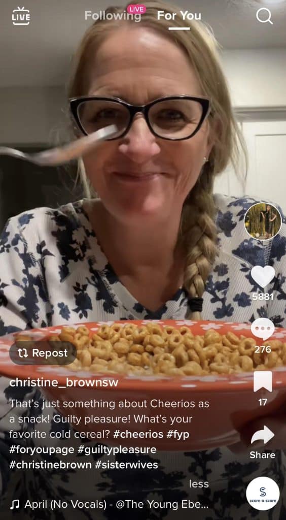 Christine Brown from TikTok