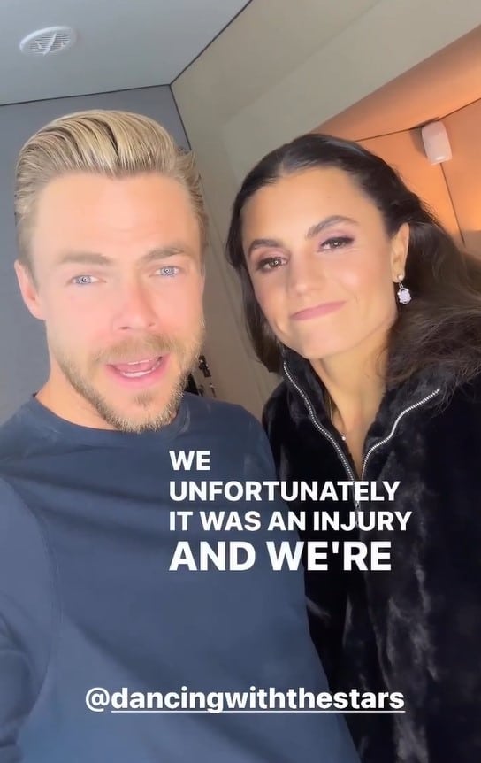 Derek Hough and Hayley Erbert from Instagram