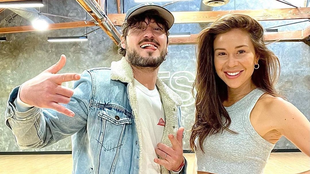 Gabby Windey and Val Chmerkovskiy from DWTS semifinals, Instagram