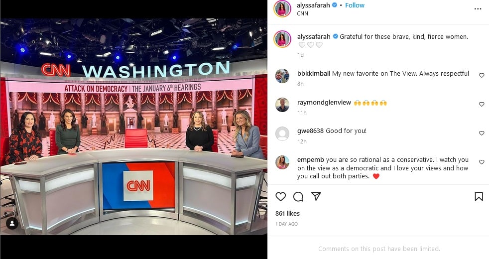 Alyssa Farah Griffin On CNN [Alyssa Farah Griffin | Instagram]