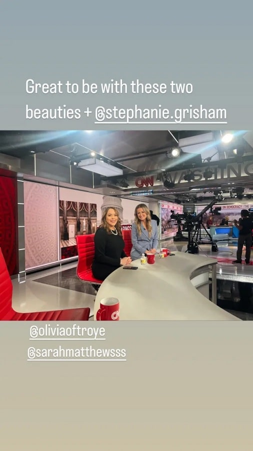 Alyssa Farah Griffin At CNN Desk [Alyssa Farah Griffin | Instagram]