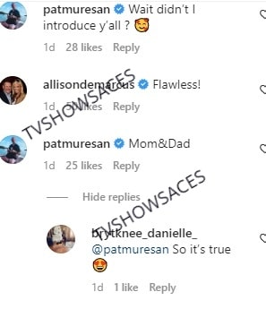 Emmy Medders & Chase Chrisley Called Mom & Dad [Screenshot | Instagram]