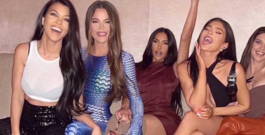 Kardashian & Jenner Sisters Party [Instagram]