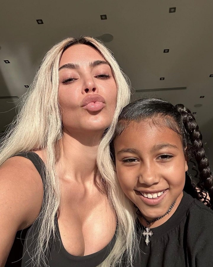 Kim Kardashian & North West [Kim Kardashian | Instagram]