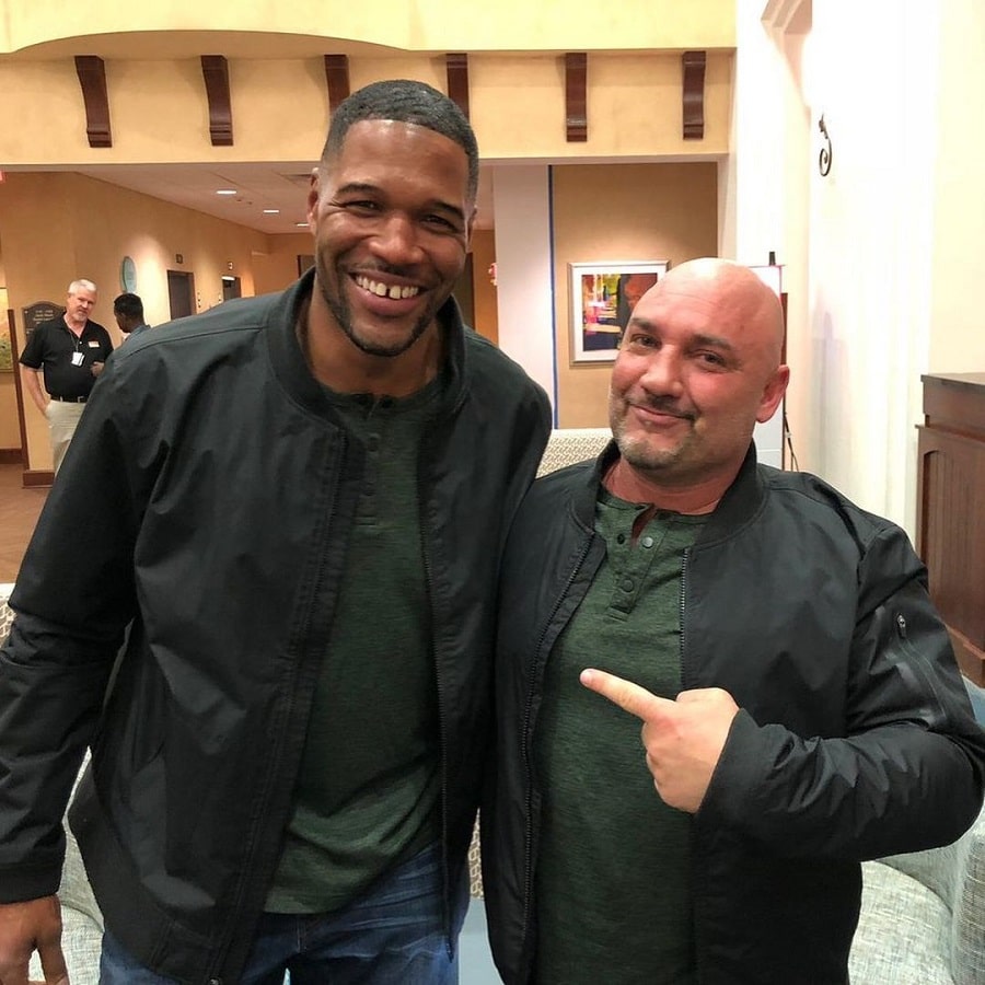 Michael Strahan With Jay Glazer [Michael Strahan | Instagram]