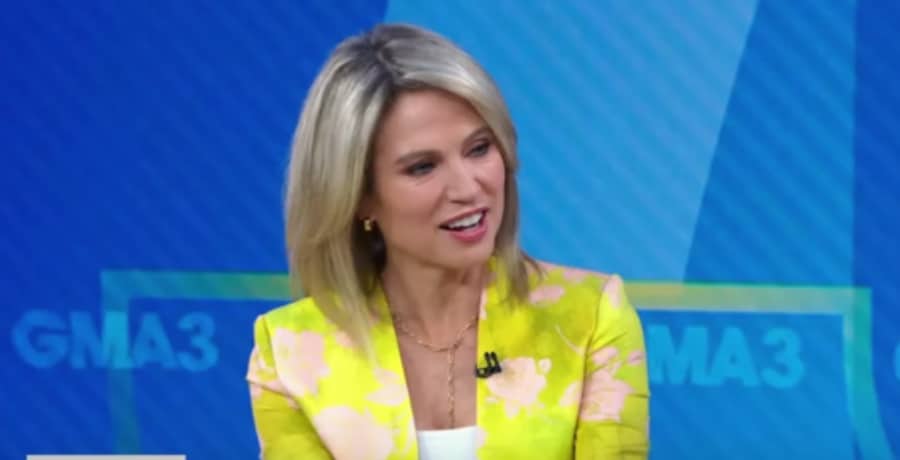 Amy Robach In Yellow Mini Skirt Suit [GMA | YouTube]