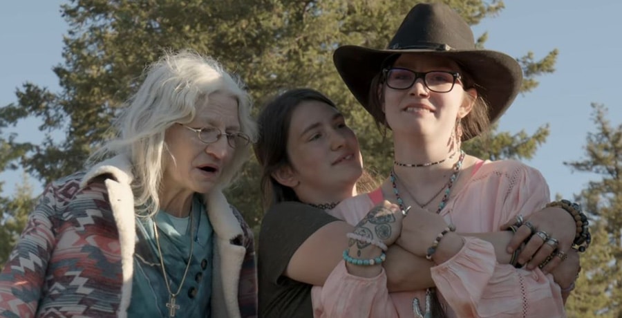 Rain Brown on Alaskan Bush People with Ami and Birdie - episode screencap