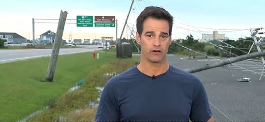 Rob Marciano Hurricane Coverage [ABC | YouTube]