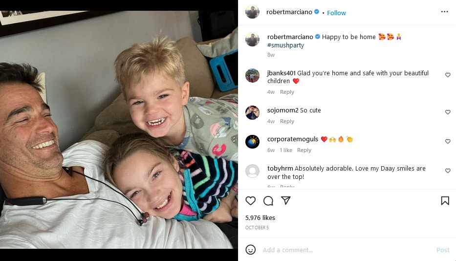 Rob Marciano & Kids [Rob Marciano | Instagram]
